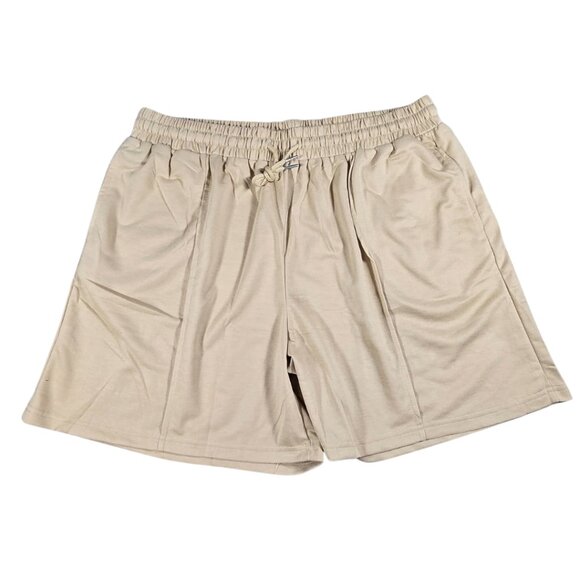 Women’s Casual Beige Shorts – Size 3XL  Actual Fit XXL Comfortable Everyday Fit - Picture 1 of 4